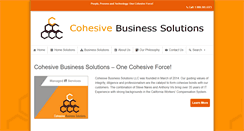 Desktop Screenshot of becohesive.com